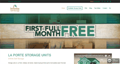 Desktop Screenshot of laporteselfstorage.com